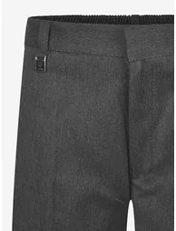 Kids School Sturdy Fit Shorts in Grey - 1