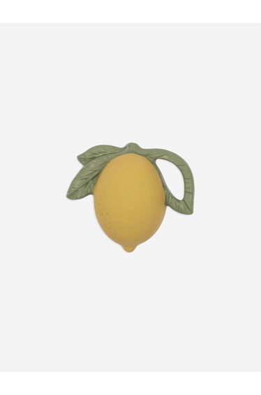 Konges Sløjd Baby Lemon Teether in Yellow