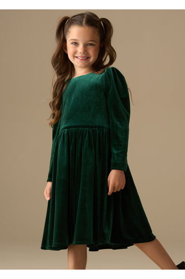 Grace Velvet Bow Back Dress