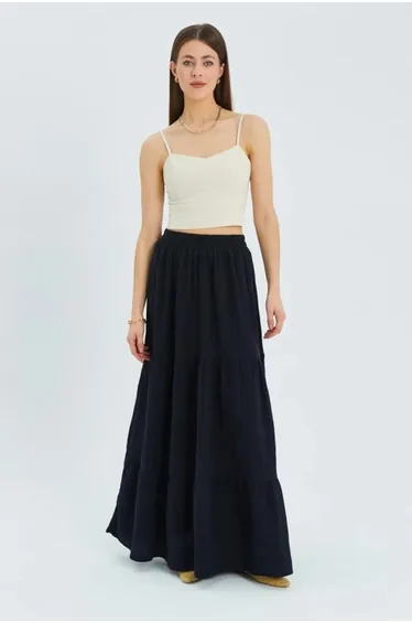 Mixray Maxi Cotton Skirt