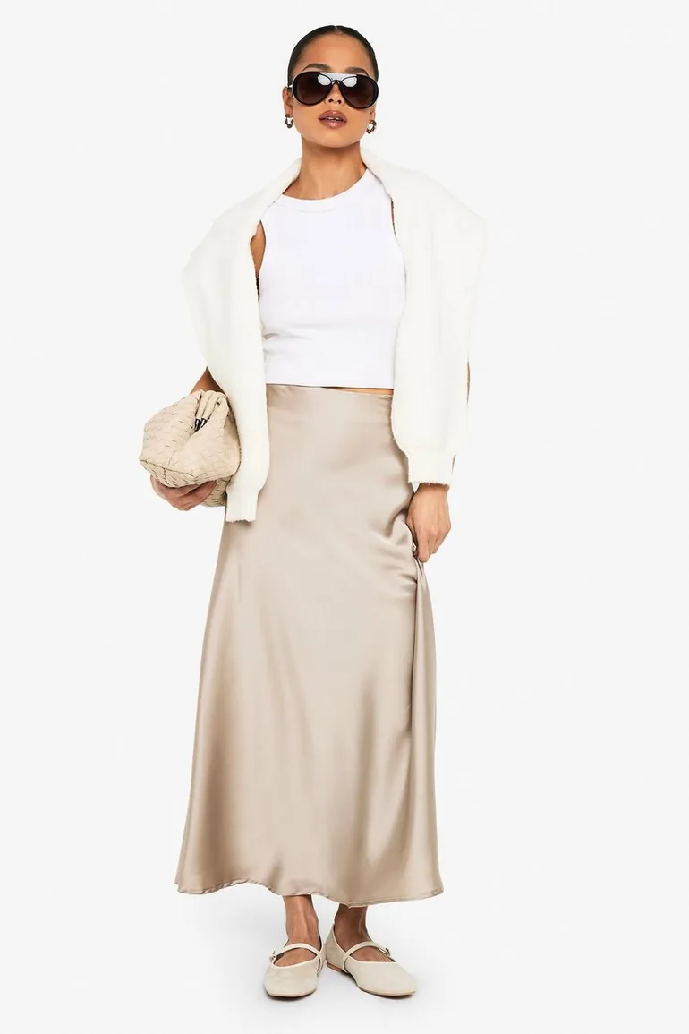 تنورة ميداكسي ساتان - 2