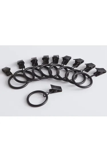 Onega Set of 10 Ring Clips for Ready to Hang Panels, Diameter 2.5cm