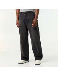 Loose fit 5-pocket jeans BLACK - 3