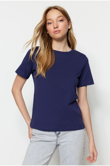 T-Shirt - Navy blue - Regular fit