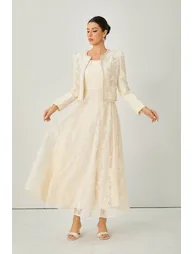 فستان سانفير بيج ماكسي على شكل حرف A - 2