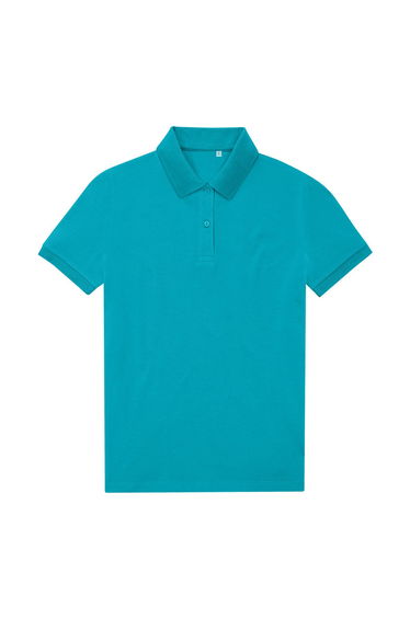 B&C Womens/Ladies My Eco Polo Shirt - Pop Turquoise