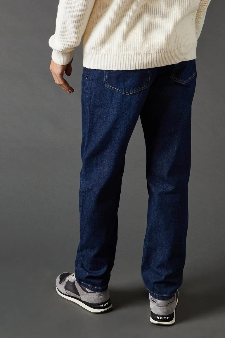 Dark Wash Straight Fit Jean - 2