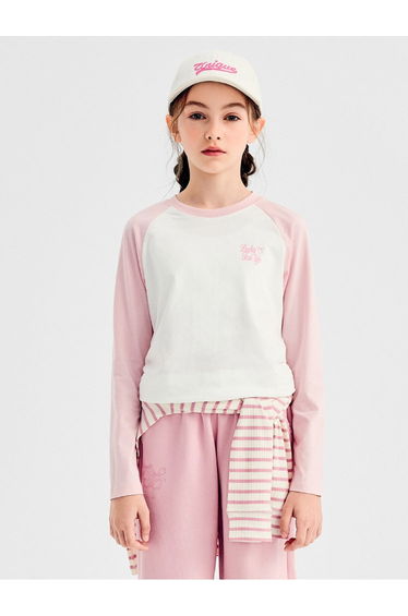 Girls' Long Sleeve Top With Print