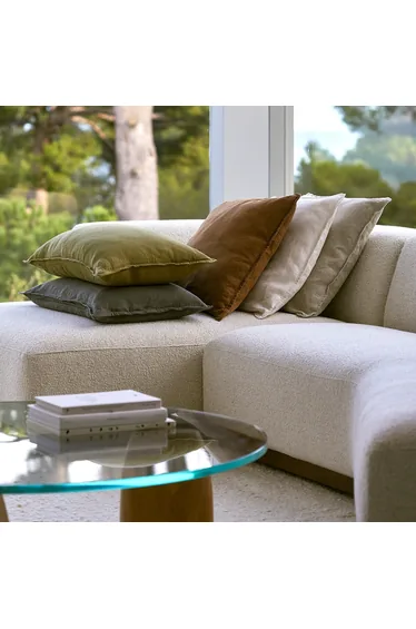 Boreo Cushion Cover in Thick Linen