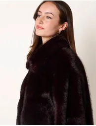 Plush Faux Fur Coat - 2