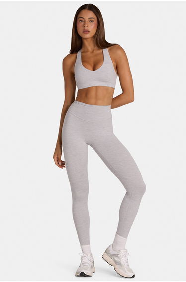Soft Active Leggings in Grey Marl