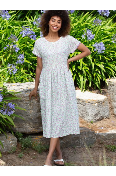 Everley muslin dress garden bloom