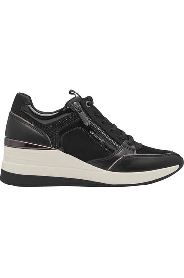 Wedge Zipped Trainers