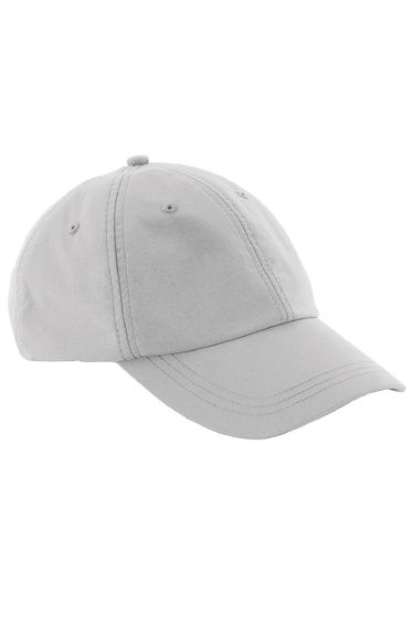 Beechfield Unisex Outdoor Waterproof 6 Panel Baseball Cap - Light Grey