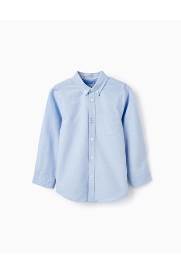 Cotton Shirt for Boys, Blue