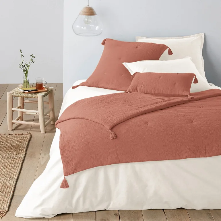 Kumla Cotton Muslin Cushion Cover - 2