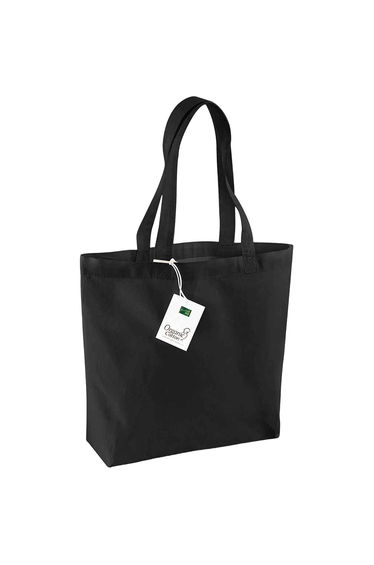 Westford Mill Organic Cotton 16L Shopper Bag - Black