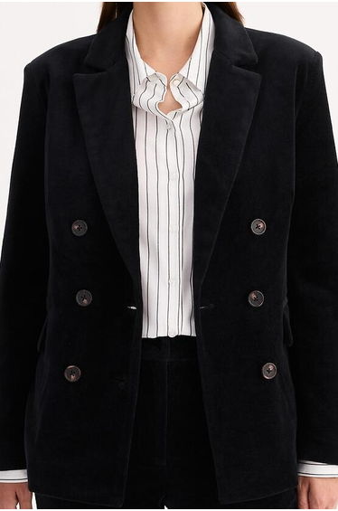 Velvet Straight Fit Blazer