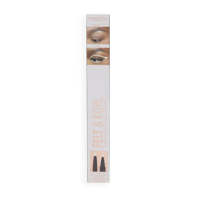 Revolution Felt & Kohl Eyeliner White - 1