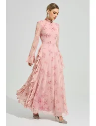 Galileo Pink Prom Dress - 1