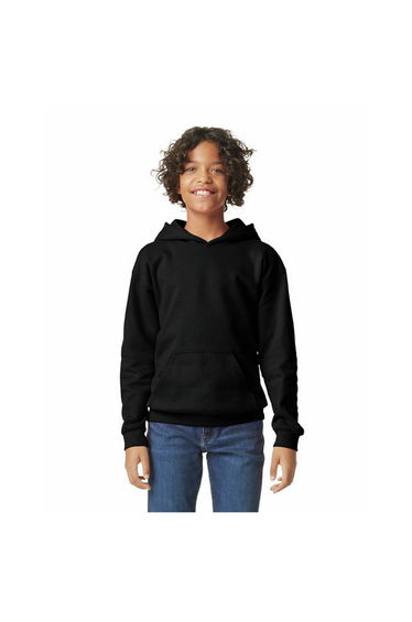 Gildan Childrens/Kids Fleece Midweight Hoodie - Black
