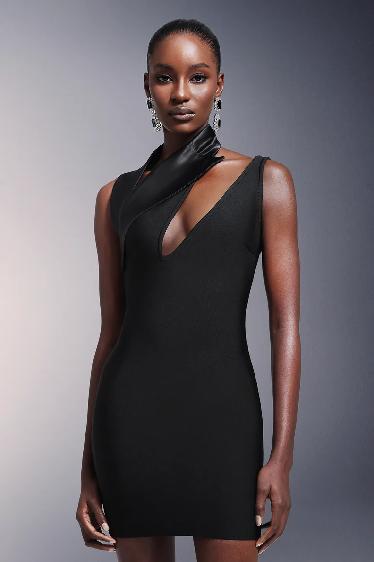 halter hollow dress MODUSKYE Women Sexy Backless Out Dress, 4FT Soft Velvet Bodycon Fishtail with Detachable Gold Chain for Club, Party & Cosplay : Clothing, Shoes & Jewelry this dress exudes sophistication and luxury Momyknows Elegant Brown Hollow Out