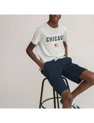 Cotton Sports Bermuda Shorts - 1