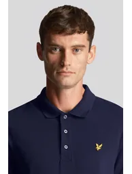 Plain Polo Shirt Navy - 3