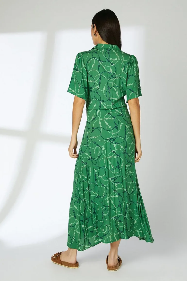green geo dress Camilla Geo Sequin Dress main image 1