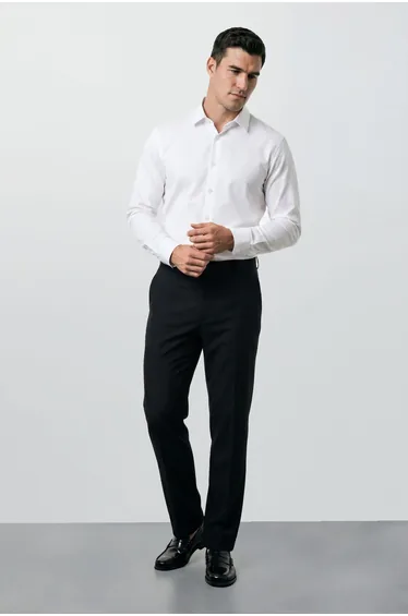 Plus & Tall Black Essential Suit Trousers