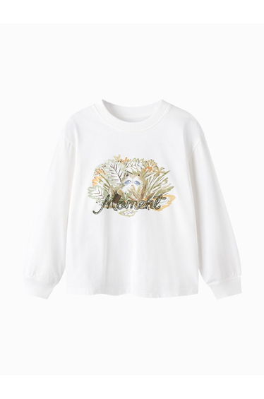 Boys' Long Sleeve Printed T-Shirt