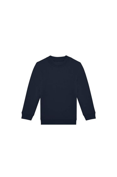 B&C Childrens/Kids ID.332 Crew Neck Sweatshirt - Navy