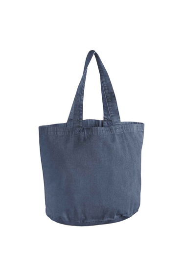 Westford Mill Garment Dyed Tote Bag - Vintage Denim