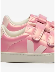 حذاء رياضة بناتي جلد - زهري - 3