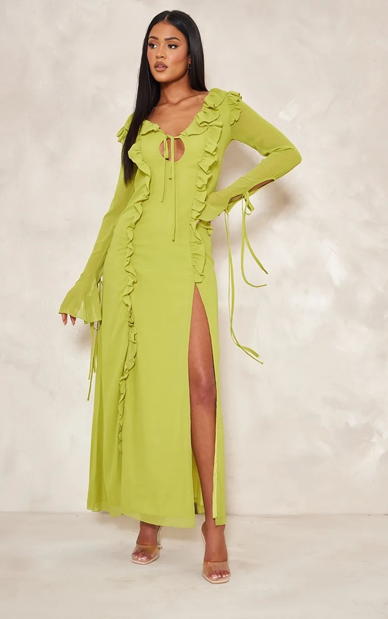 navy long sleeve prom dress Flowy 3/4 Sleeves Dark Navy Plus Size Prom Dress With Sweep Train
