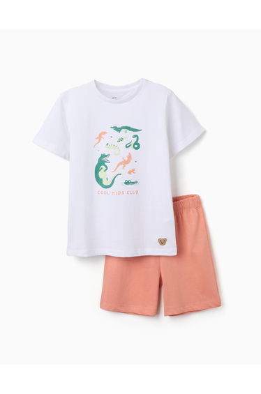 Pyjama Ss Shorts, White
