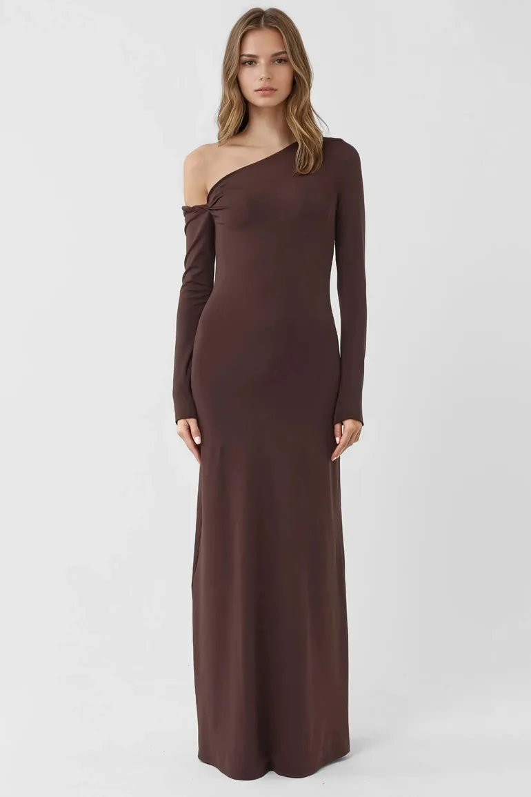 yellow bridesmaid dresses dessy Soline Maxi Dress main image 0