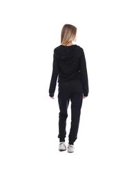 بدلة رياضة اديداس باللون الأسود - 2