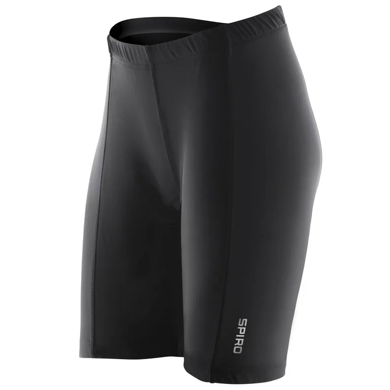 Spiro Ladies/Womens Padded Bikewear / Cycling Shorts - Black