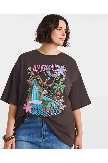 Amazonia Graphic Oversized T-Shirt