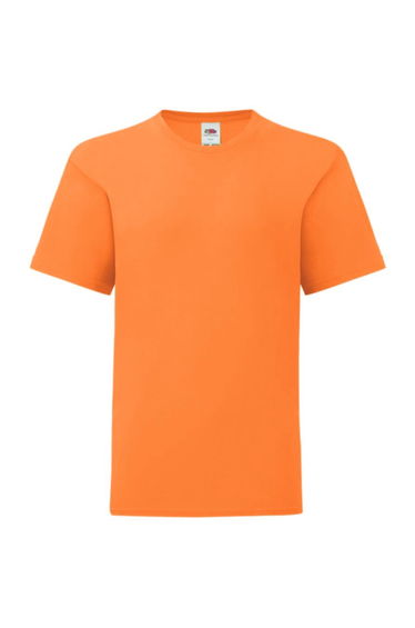 Fruit Of The Loom Childrens/Kids Iconic T-Shirt - Orange