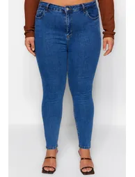 Plus Size Jeans - Blue - Skinny - 2