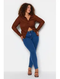 Plus Size Jeans - Blue - Skinny