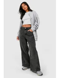The Petite Straight Leg Jean - black - 2