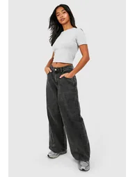 The Petite Straight Leg Jean - black