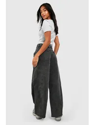 The Petite Straight Leg Jean - black - 1