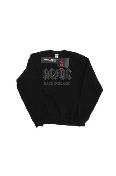 AC/DC Boys Back In Black Sweatshirt - Black