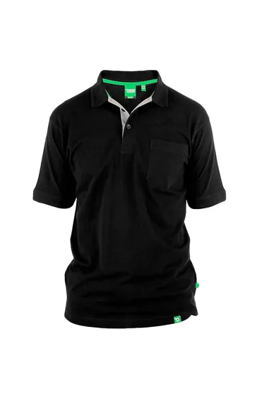 Duke D555 King Size Size Polo Shirt - Black
