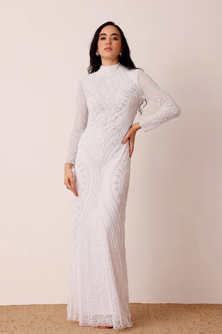 sequin dress from white lotus Michelle Monaghan Shines in Valentino Sequin Dress in The White Lotus