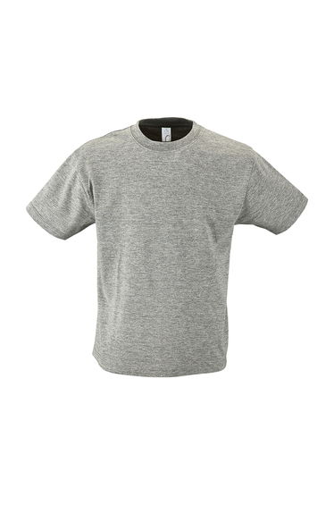 SOLS Kids Regent Short Sleeve T-Shirt - Grey Marl